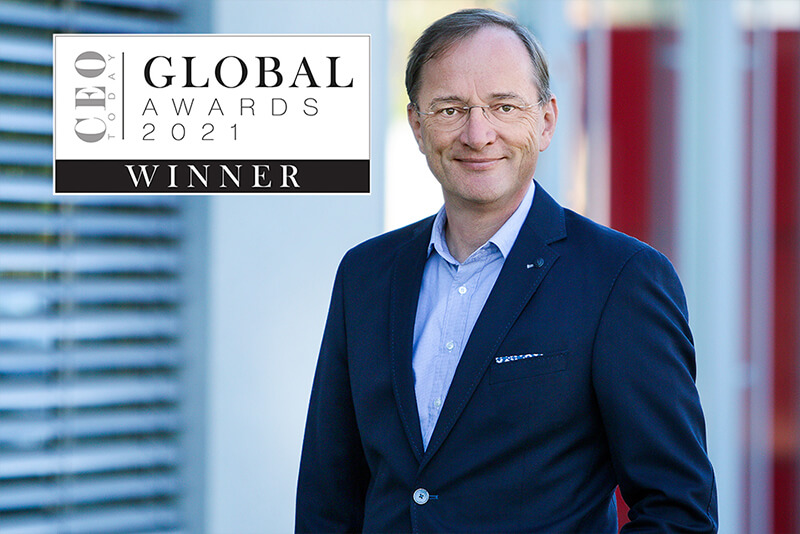 Important award for TII Group CEO Dr. Gerald Karch: recipient of the Global Award 2021 presented by the CEO Today Magazine 