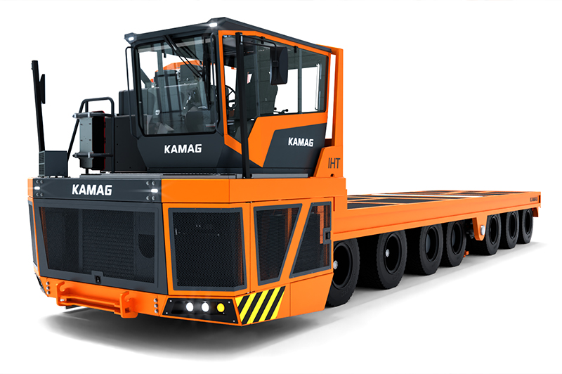 Optimised KAMAG industrial heavy transporter (IHT).